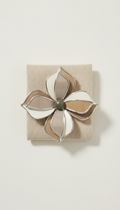Enamel Petal Brooch